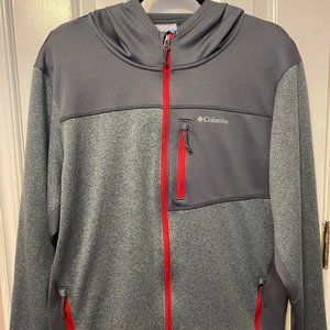 Columbia Grey Front Zip Jacket
